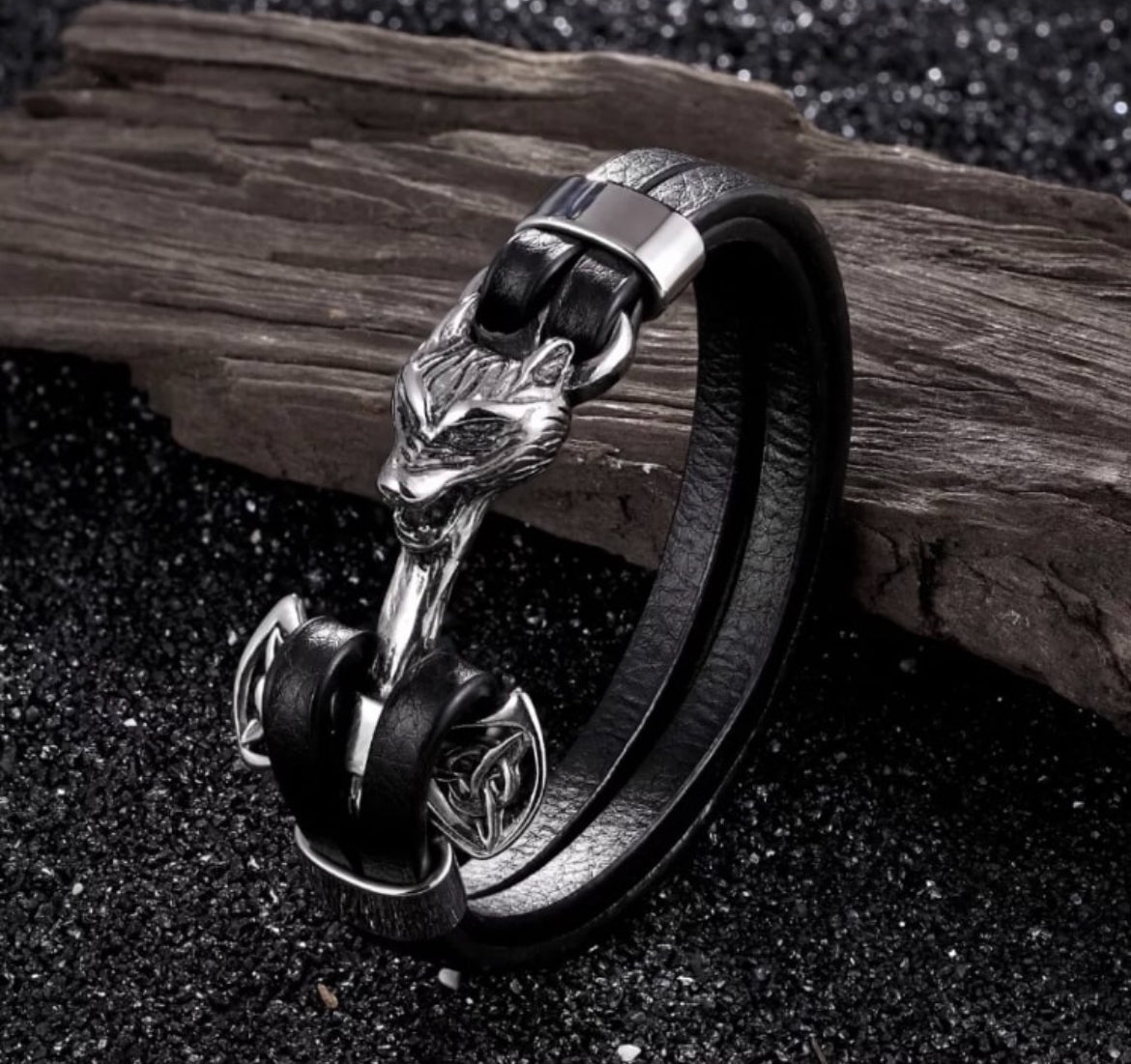 Pulsera Masculina con Broche en Acero Inoxidable