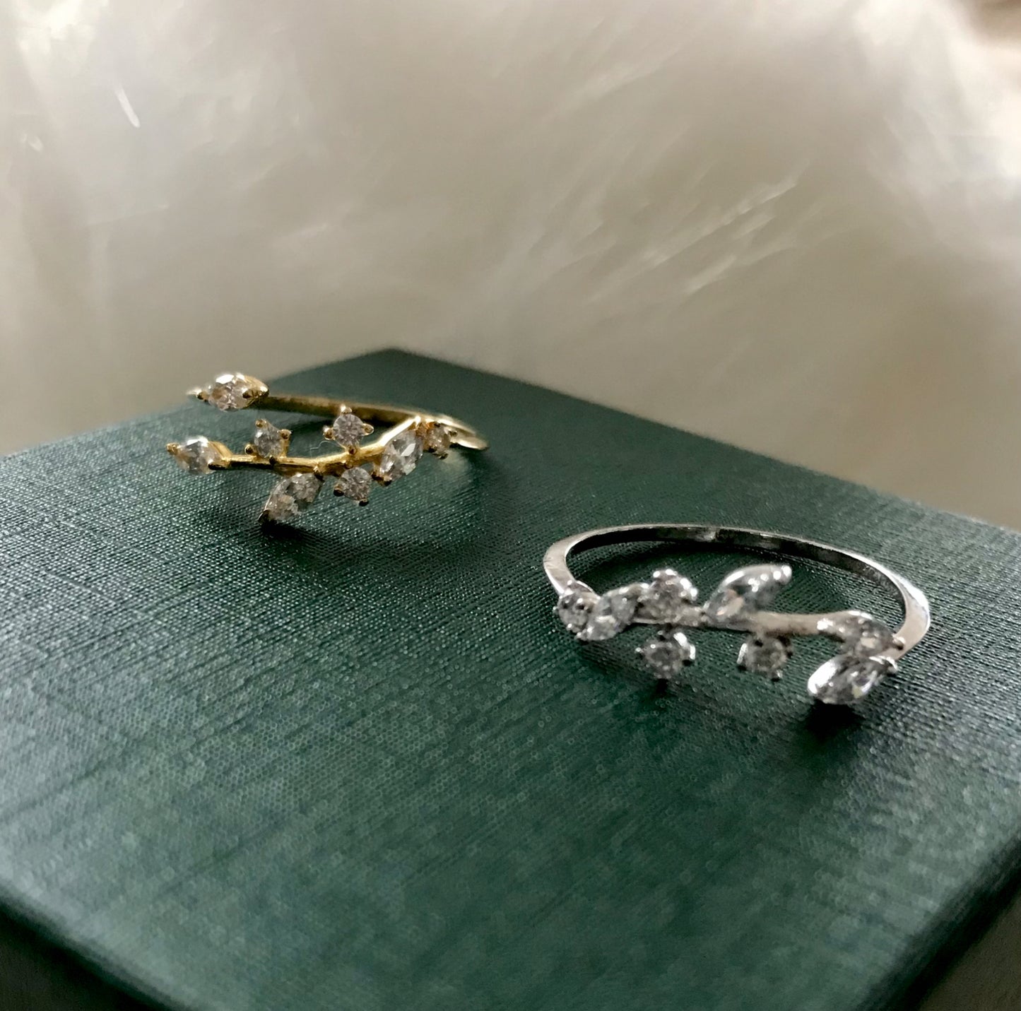 Anillo de Plata 925 bañada en Oro de 14k