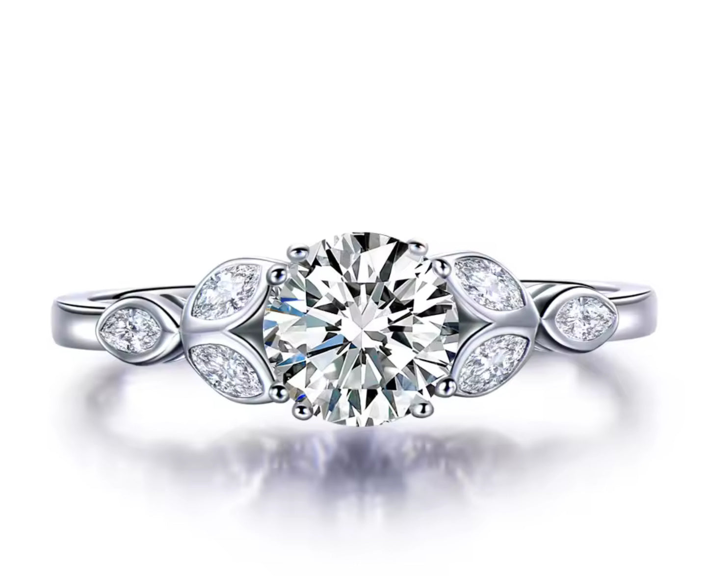 Anillo de Plata 925 con Zirconias