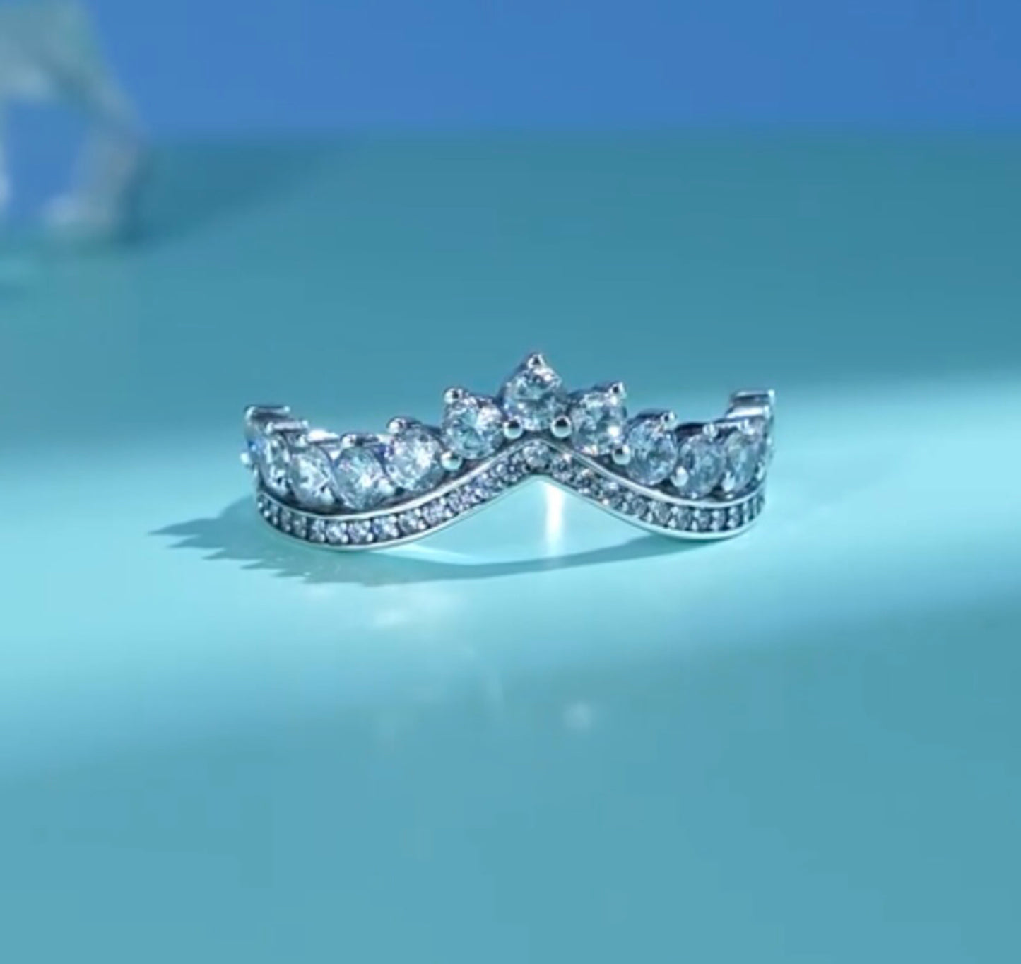 Anillo de Plata 925 con Zirconias
