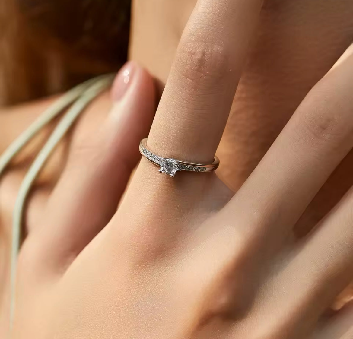 Anillo de Plata 925 con Oro Rosa