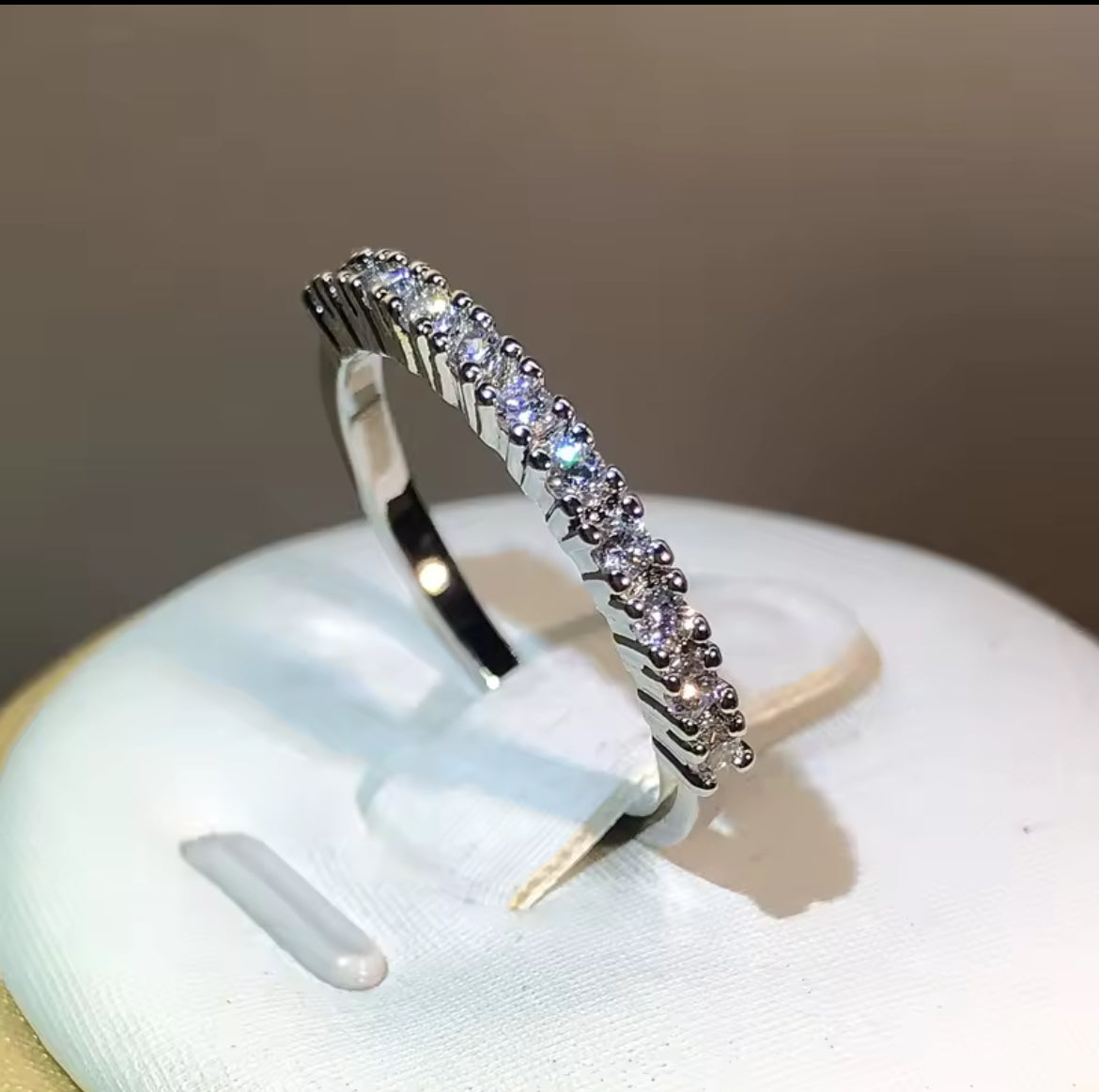 Churumbela (1/2) de Plata 925 con Zirconias
