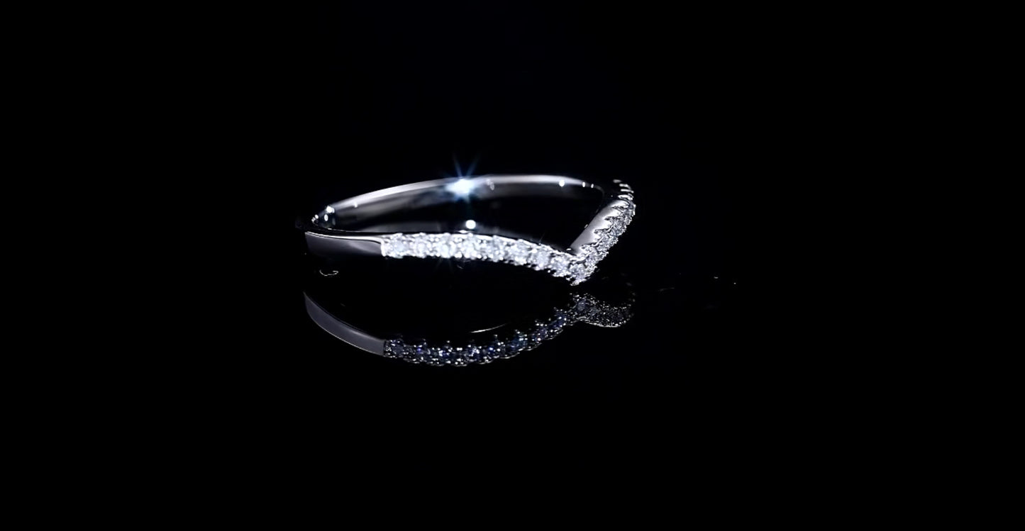 Anillo de Plata 925 con Zirconias