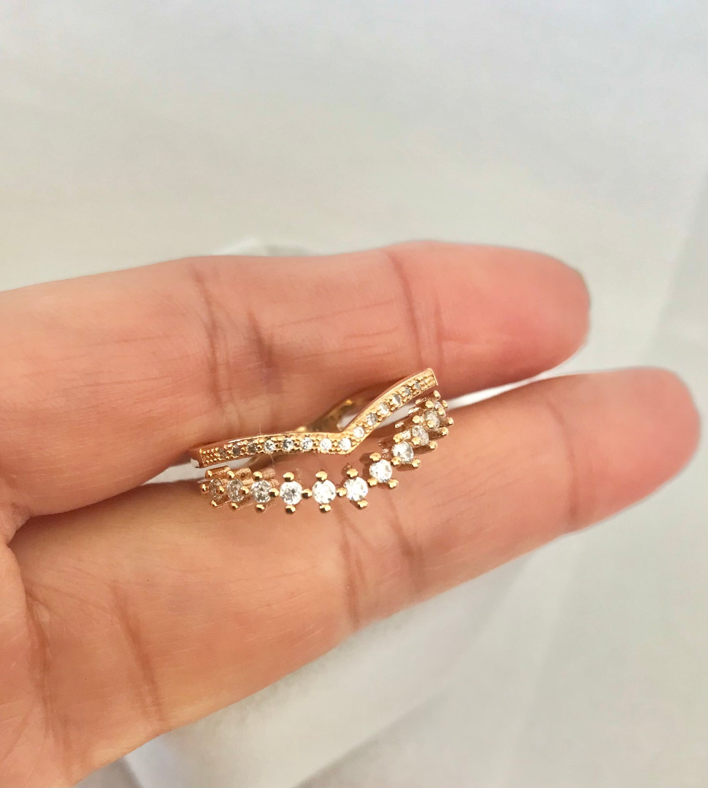 Anillo Bañado en Oro 18k