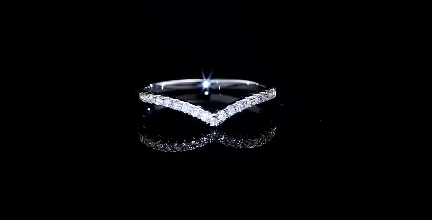 Anillo de Plata 925 con Zirconias