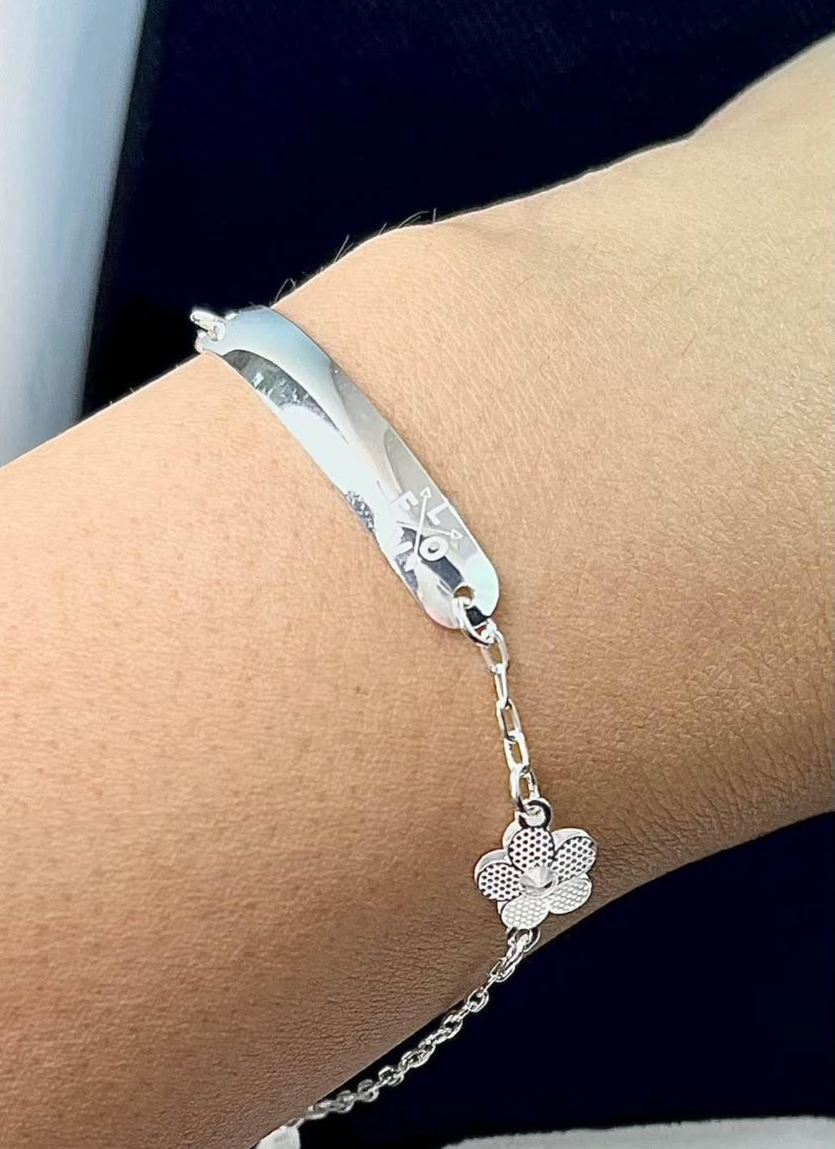 Pulsera de Plata 925 con Placa