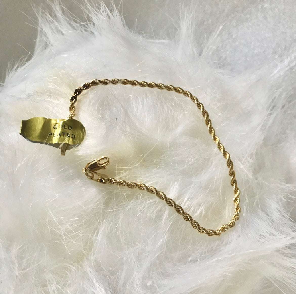 Pulsera en Chapa de Oro de 14k modelo Torsal