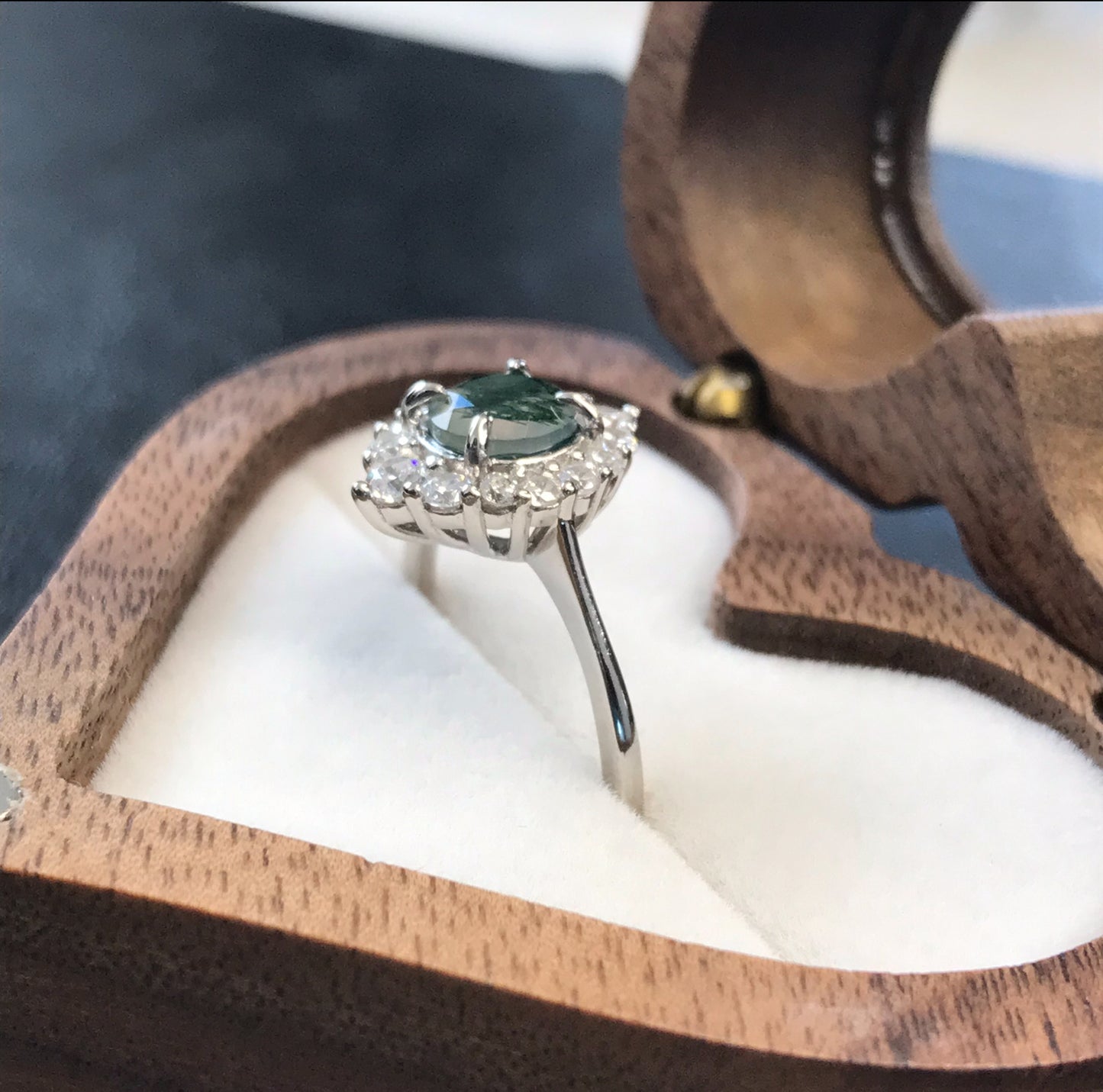 Anillo de Plata 925 con Agata Natural