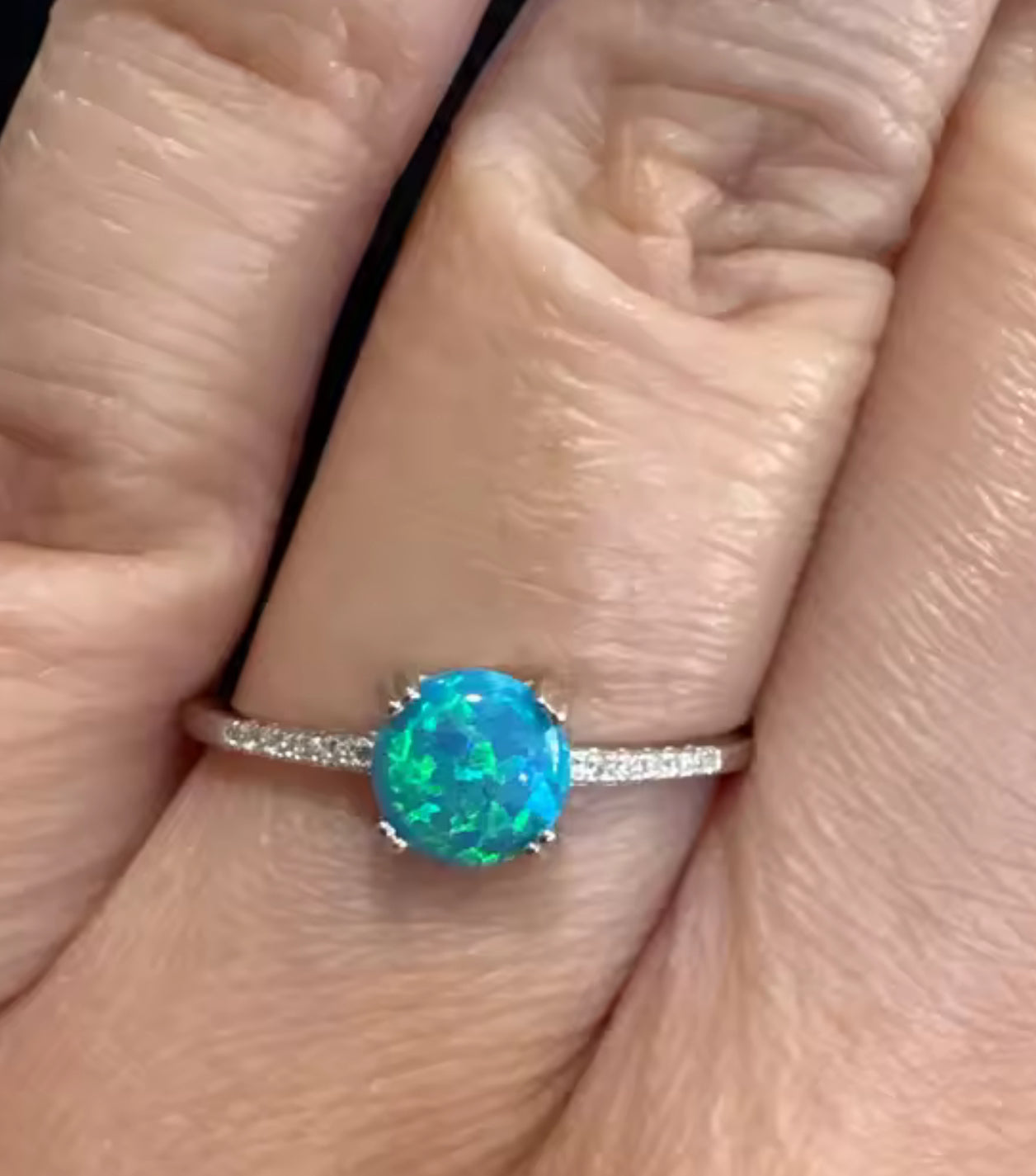 Anillo de Plata 925 con Opalo