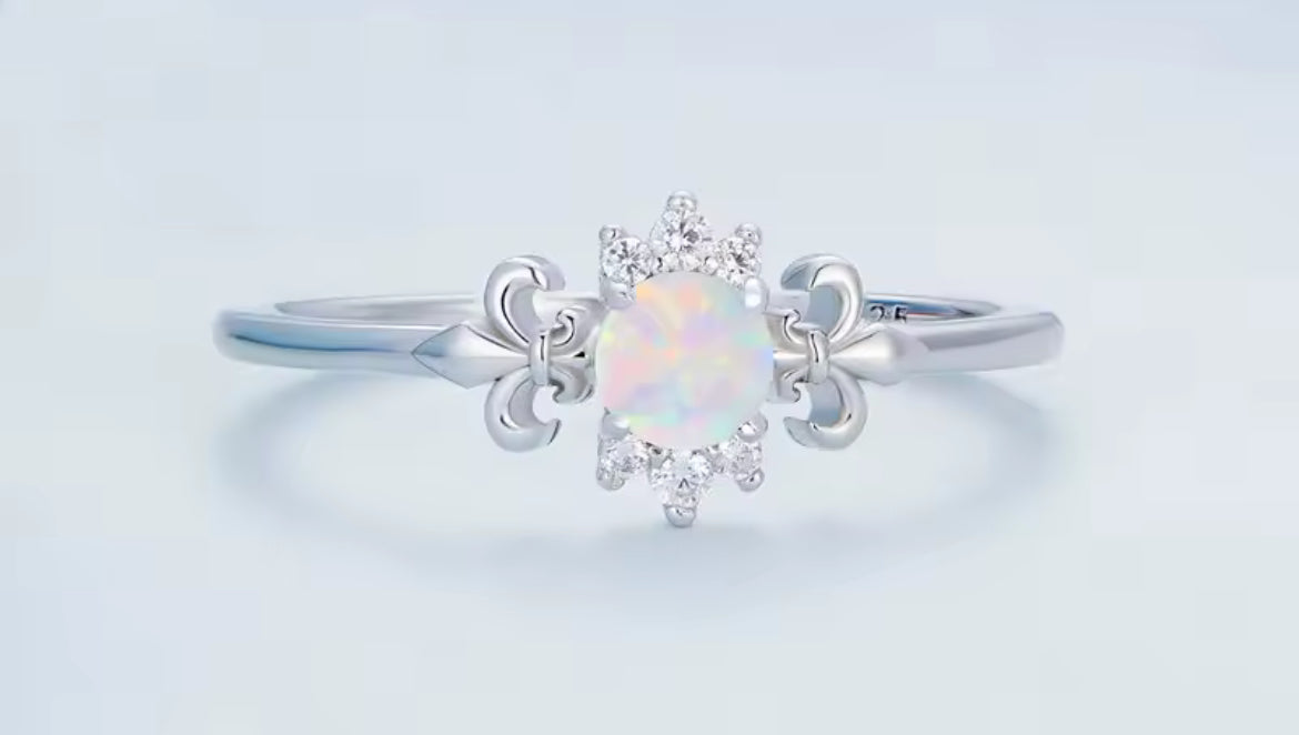 Anillo de Plata 925 con Ópalo