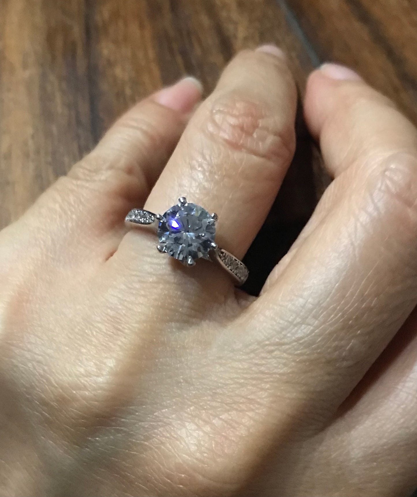 Anillo de Plata 925 con Zirconias