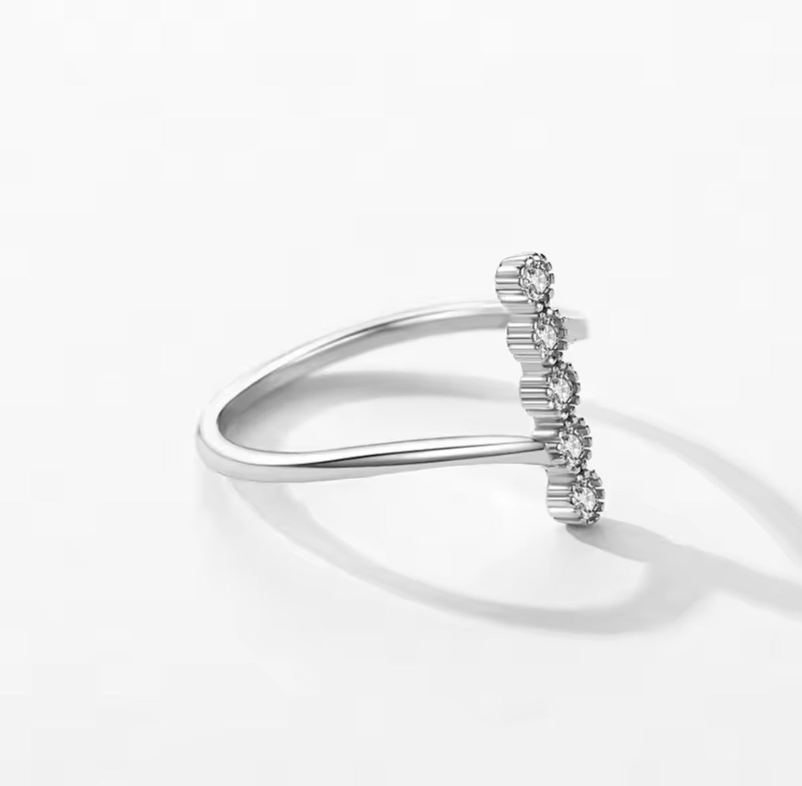 Anillo de Plata 925, con Zirconias