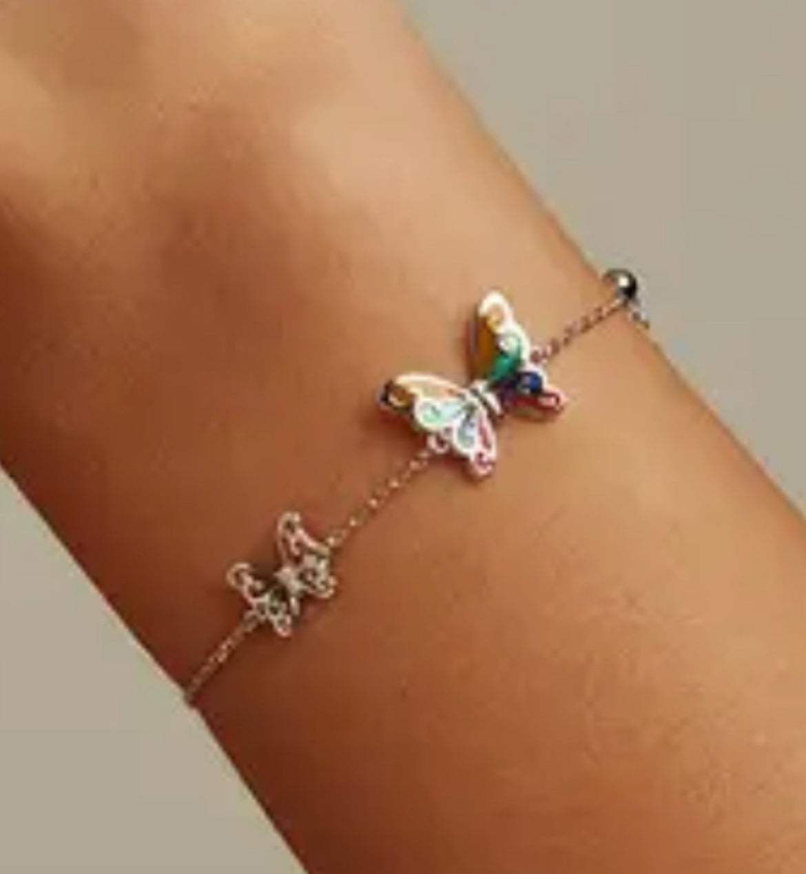 Pulsera de Plata 925 modelo Mariposa