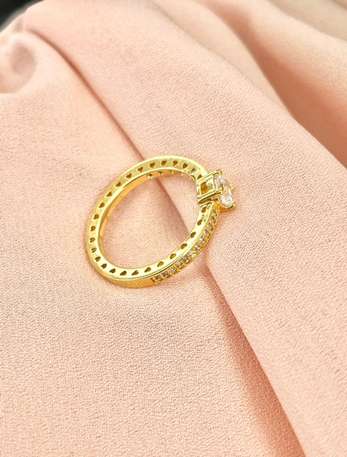 Anillo en Chapa de Oro 18k