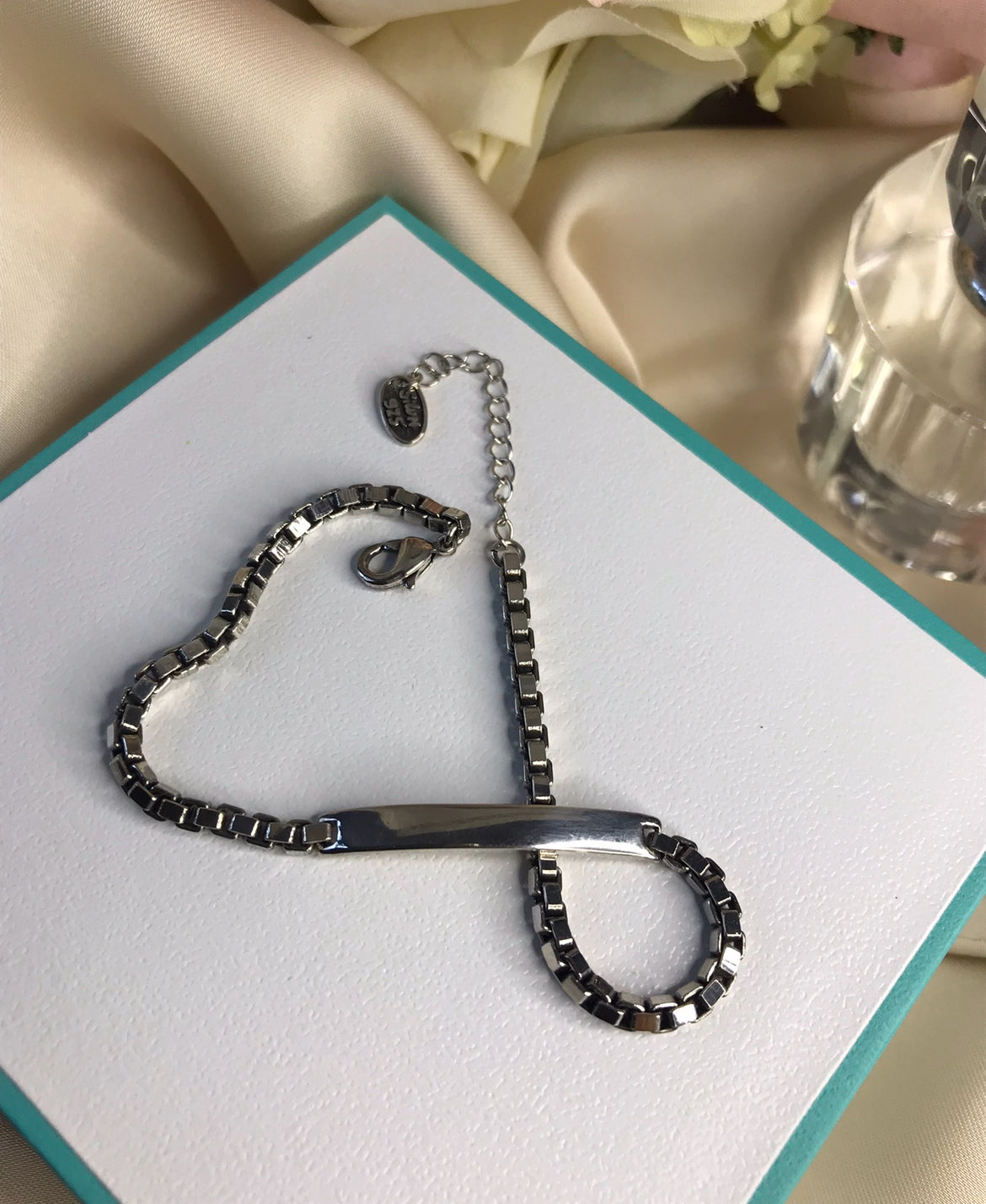 Pulsera de Plata 925 con Placa