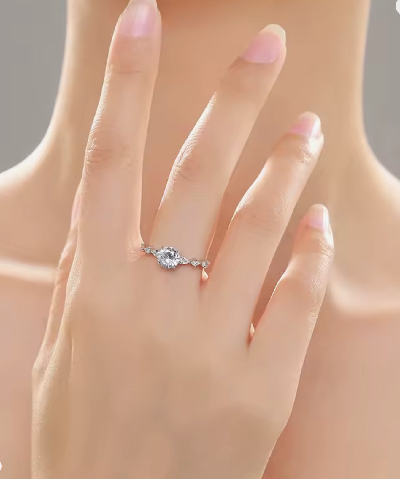 Anillo de Plata 925 con Zirconias