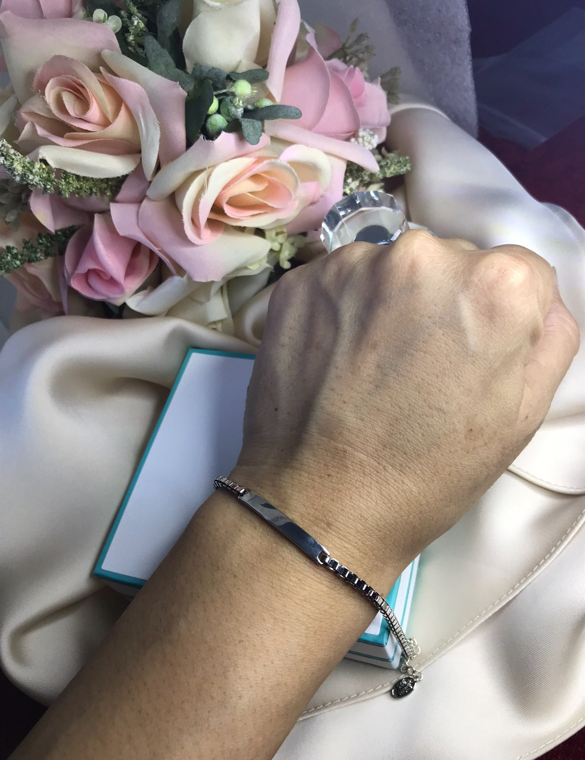 Pulsera de Plata 925 con Placa