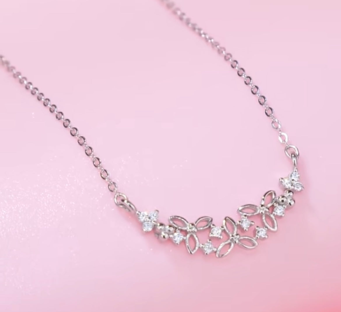 Collar / Gargantilla de Plata 925 con Zirconias