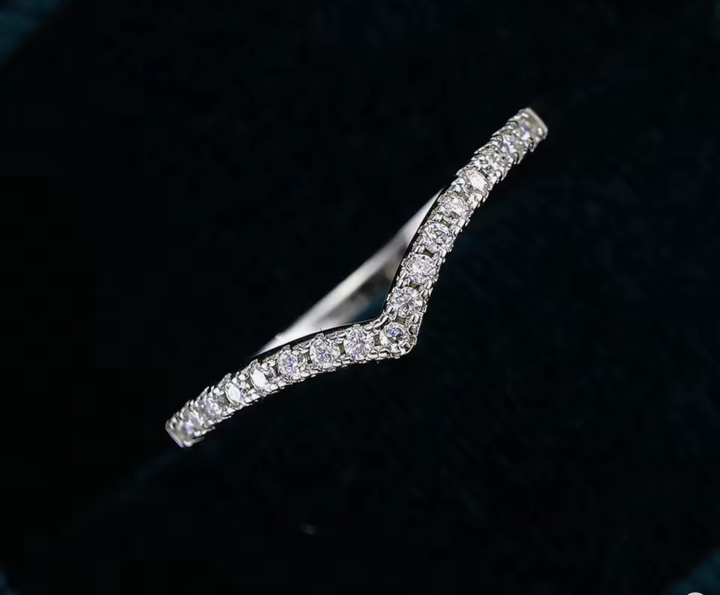 Anillo de Plata 925 con Zirconias
