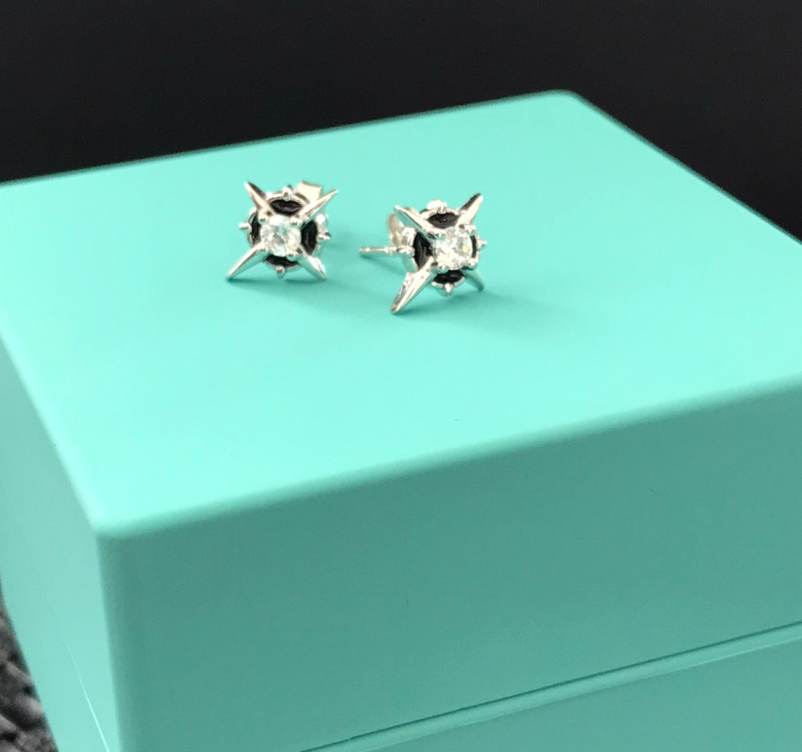 Aretes de Plata 925 con Zirconia