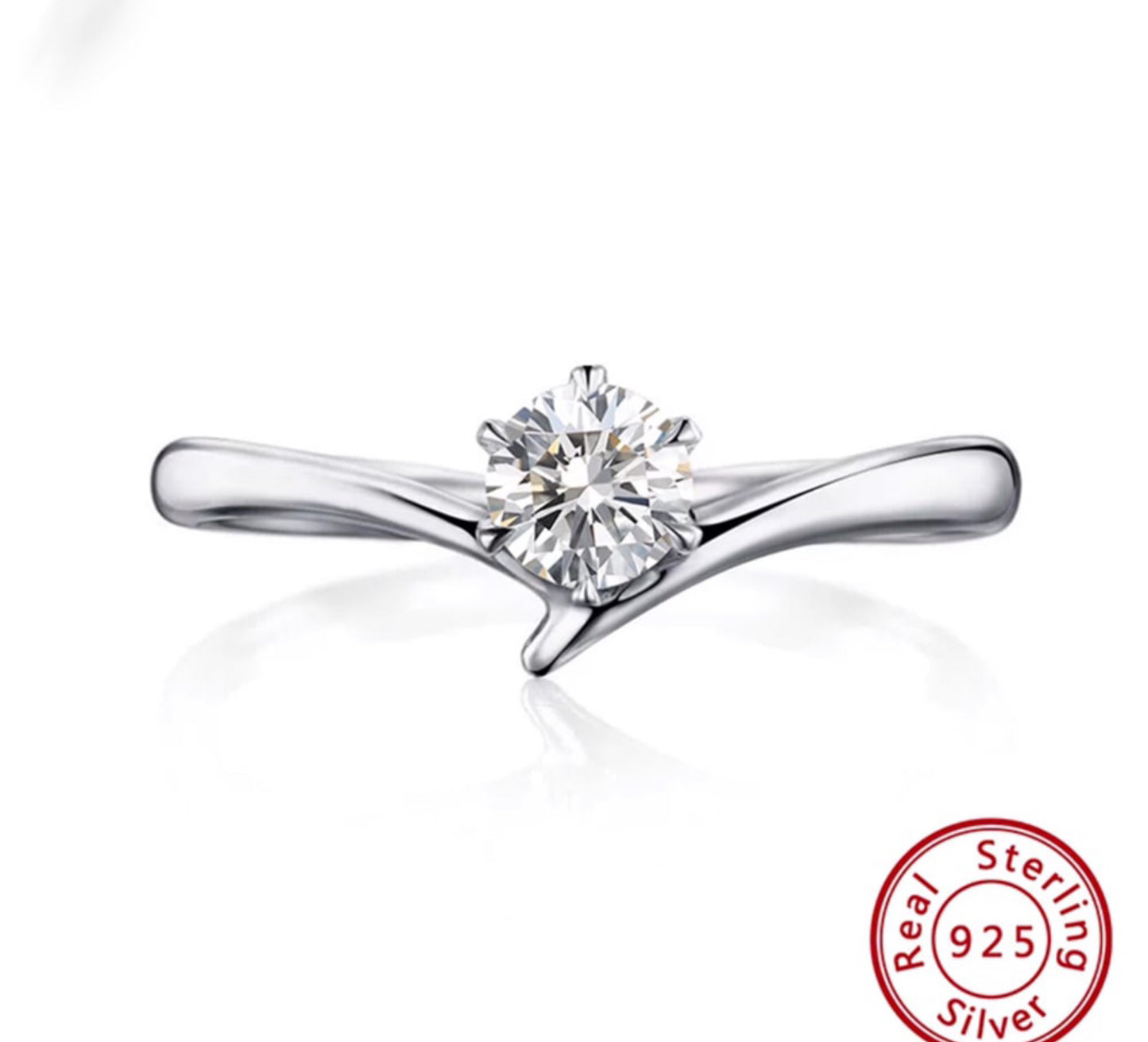 Anillo de Plata 925, con Zirconia