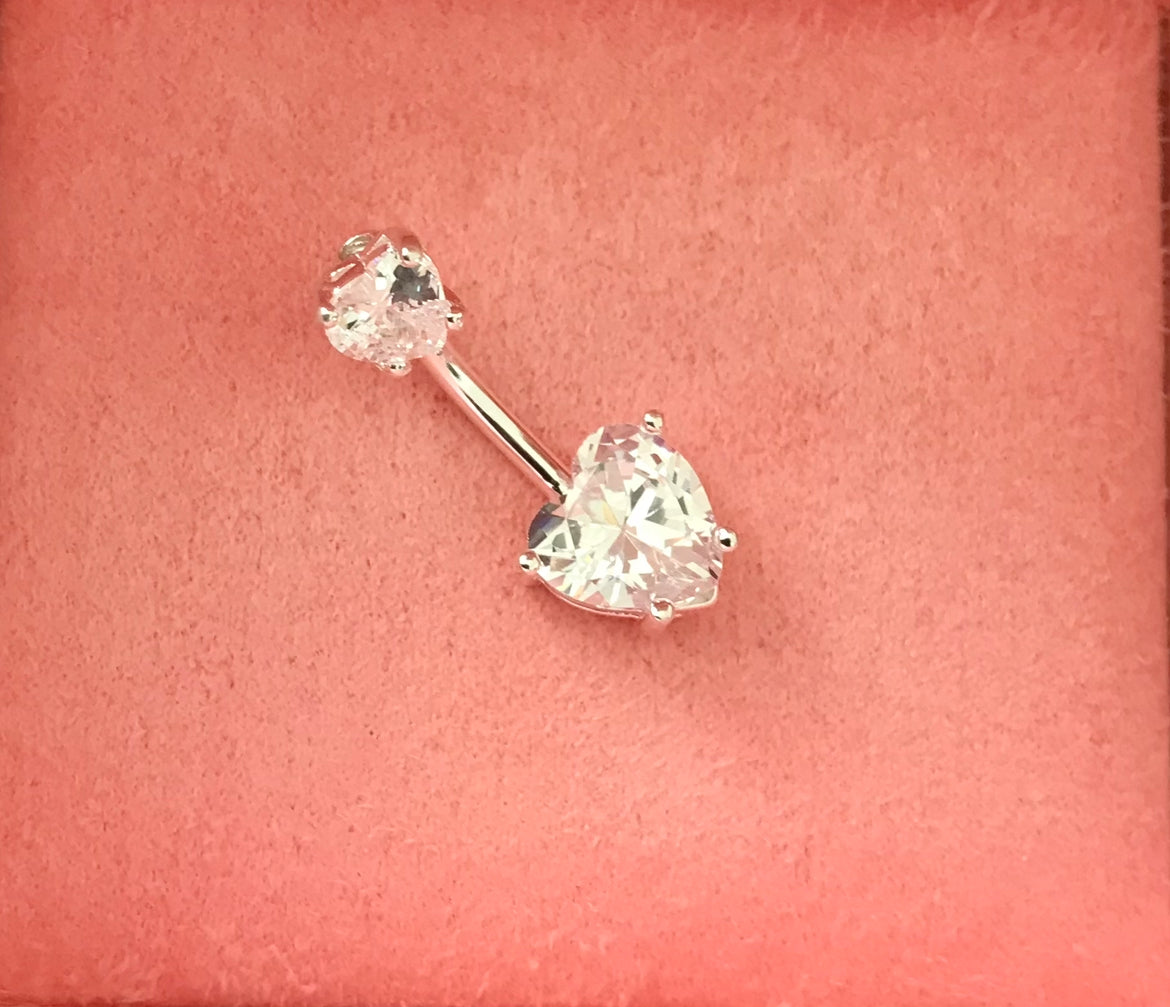 Piercing Para Ombligo de Plata 925