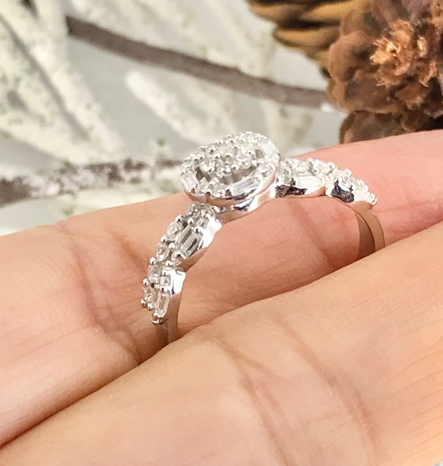 Anillo de Plata 925 con Zirconias