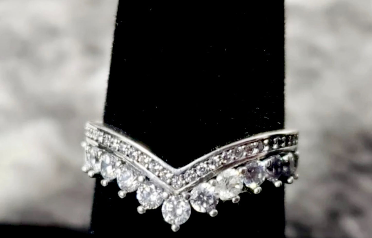 Anillo de Plata 925 con Zirconias