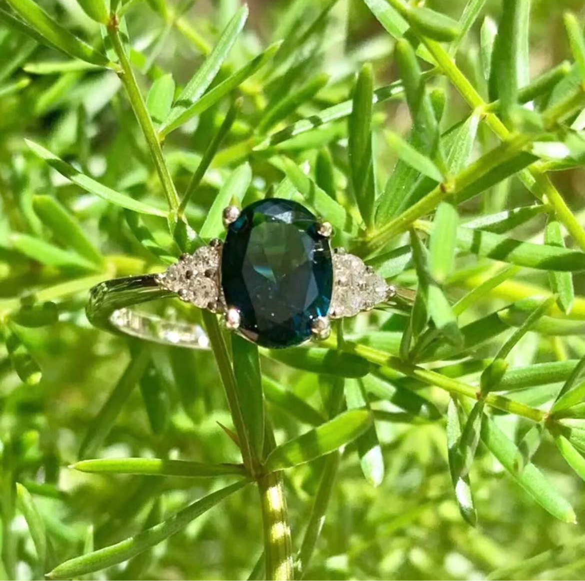 Anillo de Plata 925 con Tanzanita