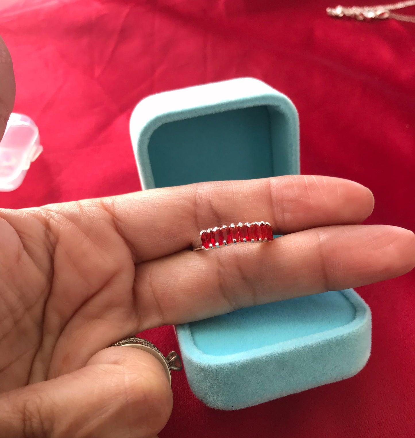 Churumbela (1/2) de Plata 925 con Zirconia