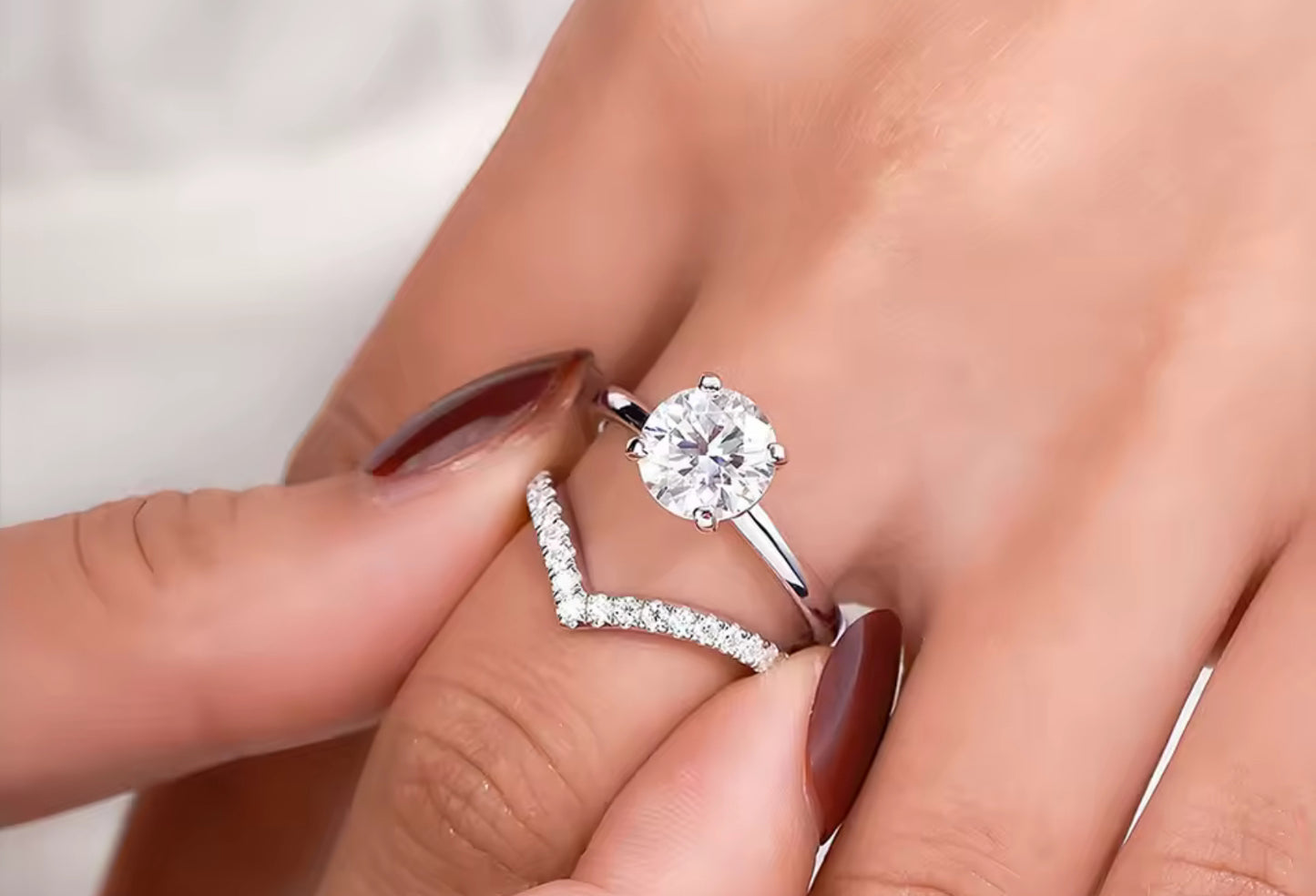 Anillo de Plata 925 con Zirconias