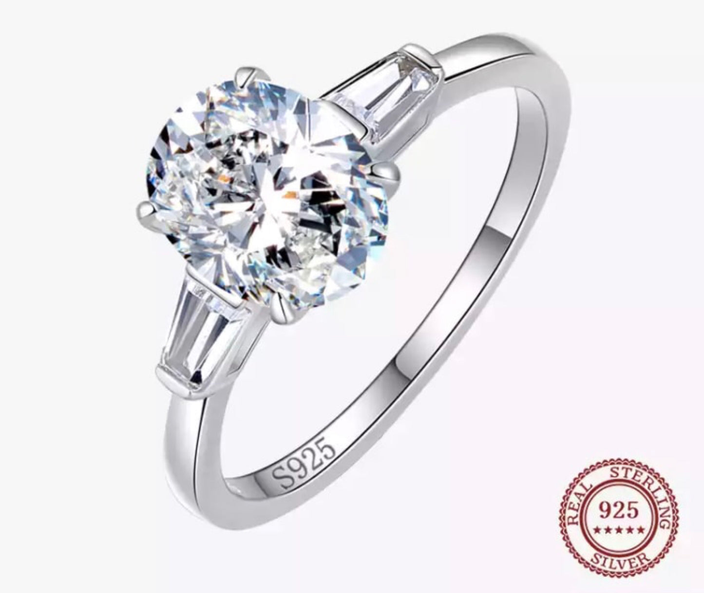 Anillo de Plata 925 con Zirconia