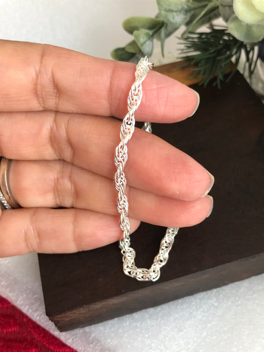 Pulsera de Plata 925 estilo Torsal