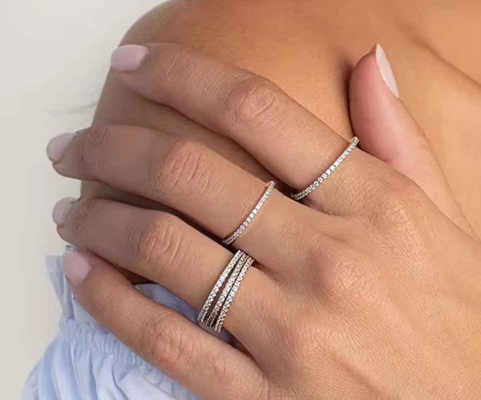 Churumbela de Plata 925 con Zirconias