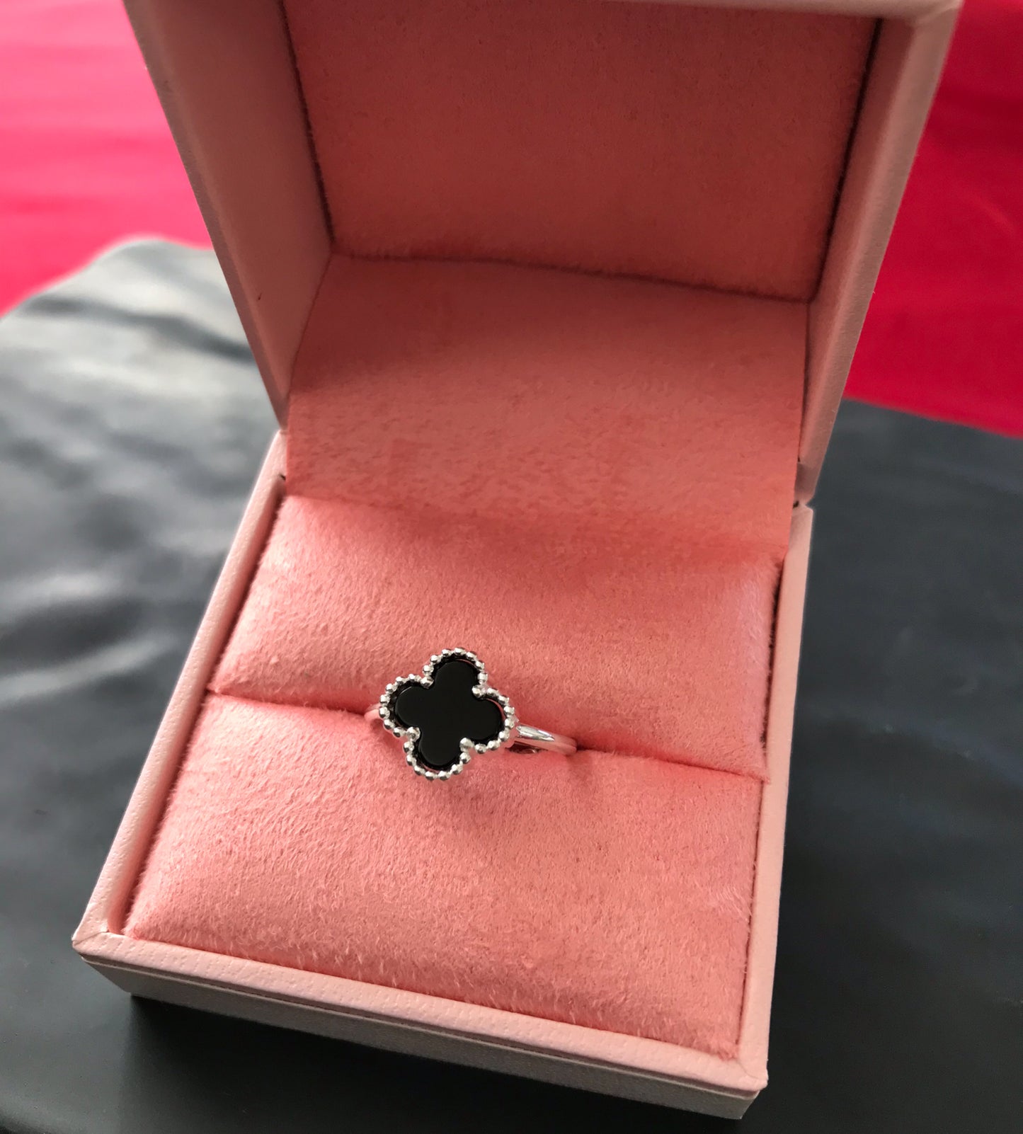Anillo de Plata 925, Tipo V an Cleef, Ajustable