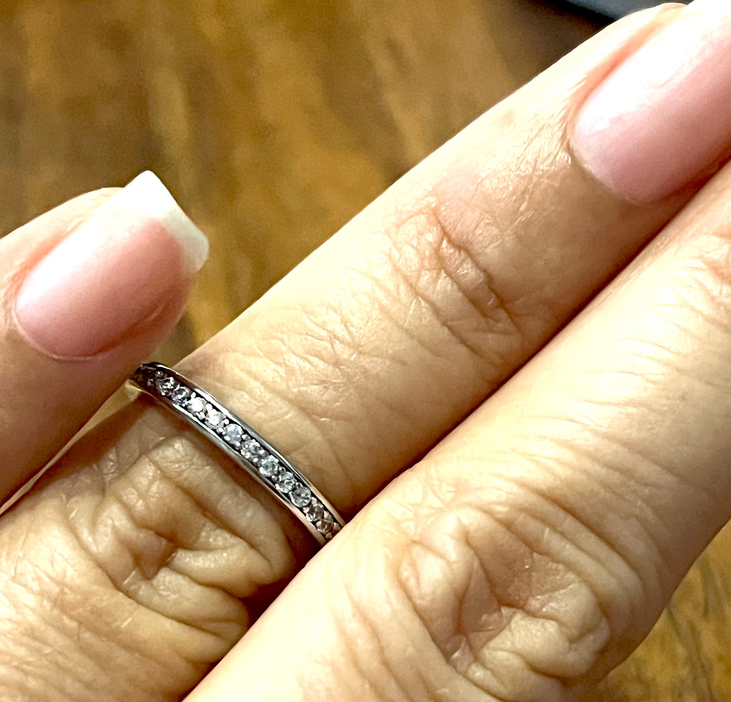 Churumbela (1/2) de Plata 925 con Zirconias