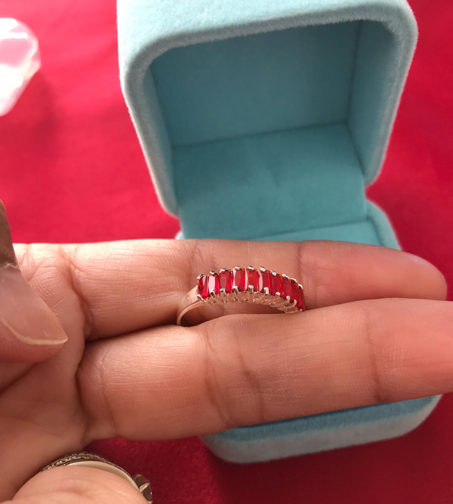 Churumbela (1/2) de Plata 925 con Zirconia