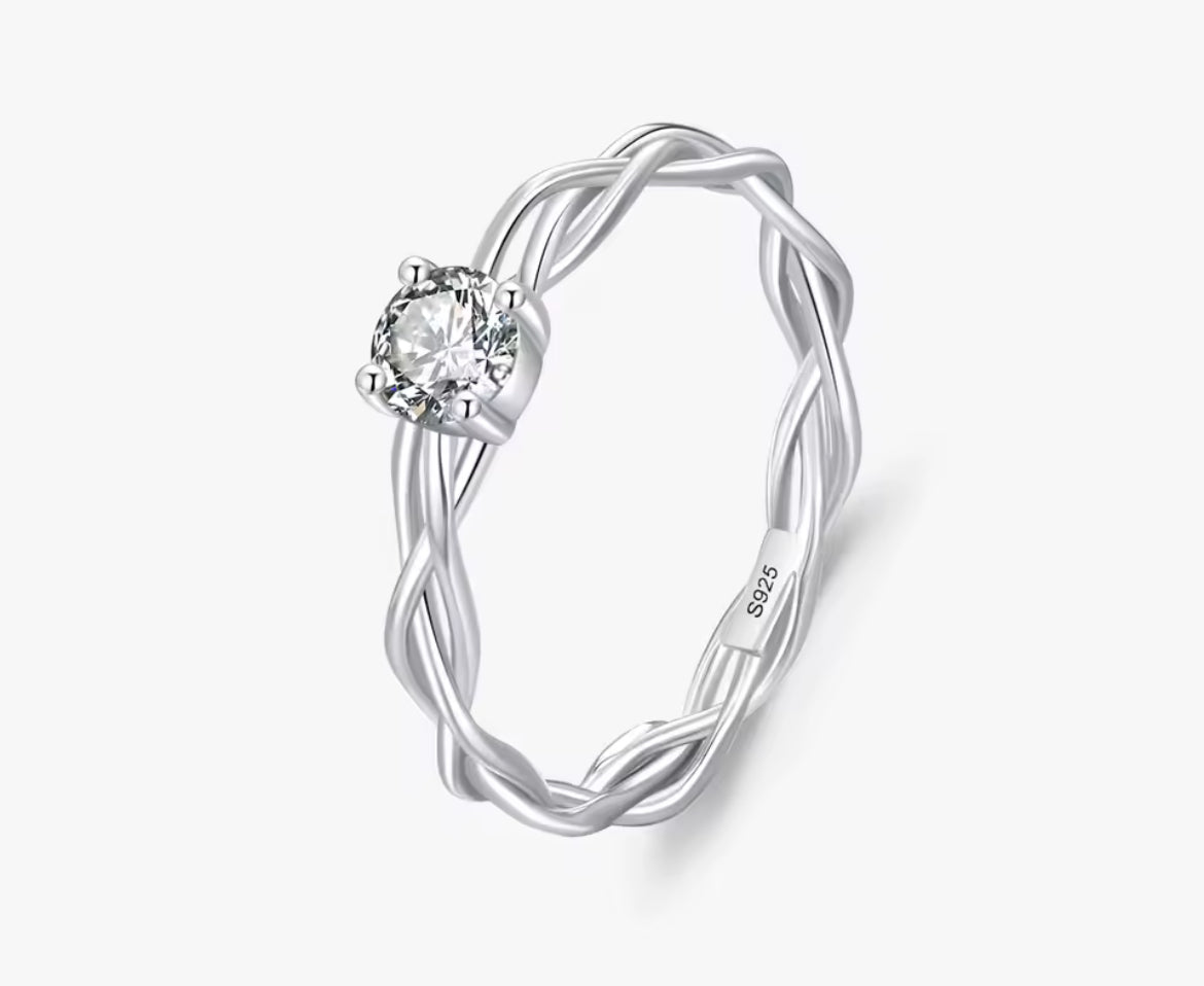 Anillo de Plata 925, modelo Infinito