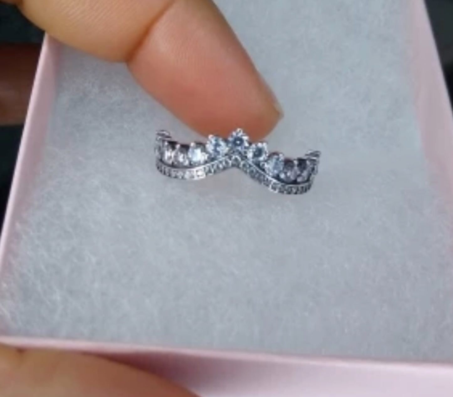 Anillo de Plata 925 con Zirconias