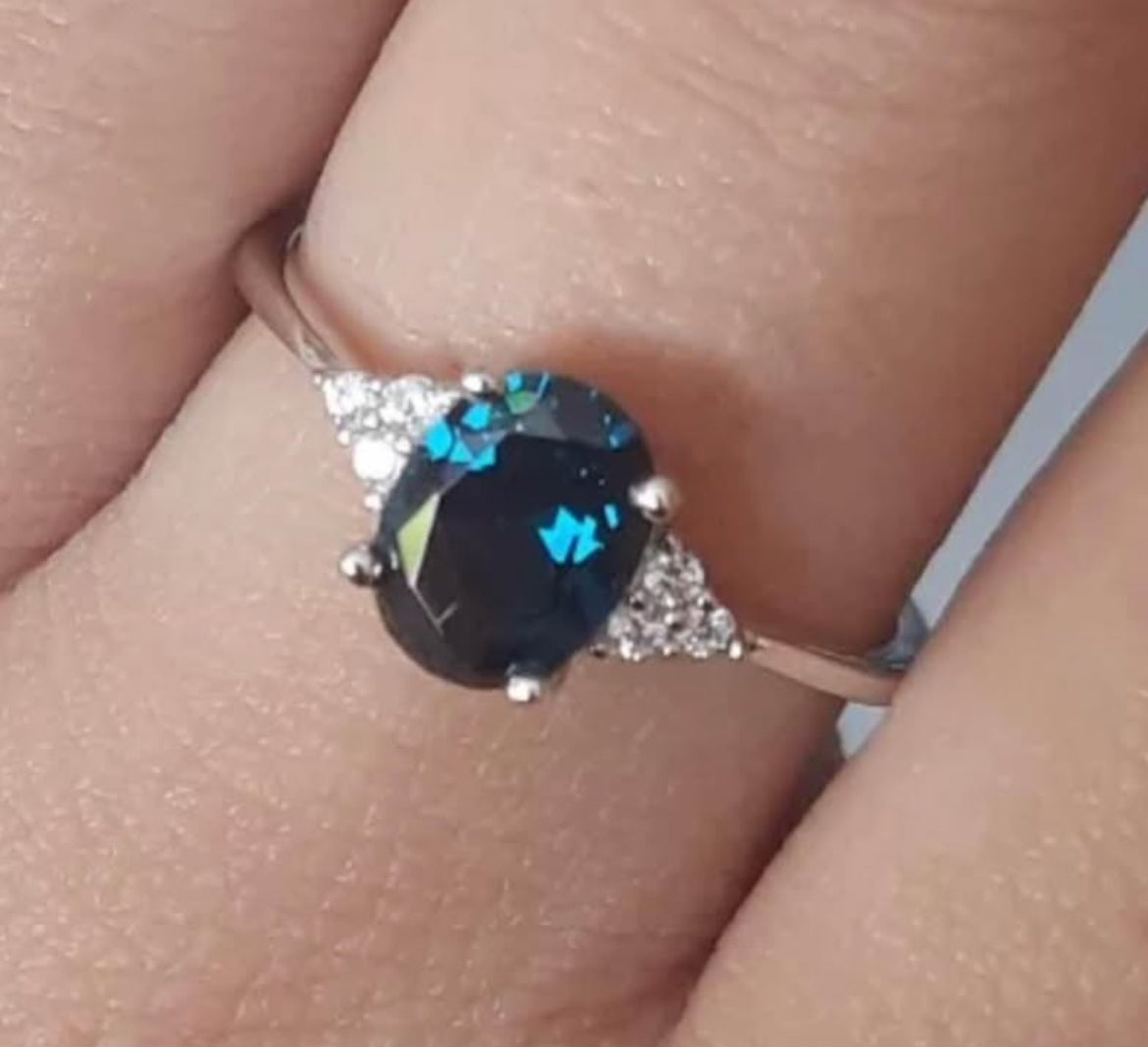 Anillo de Plata 925 con Tanzanita