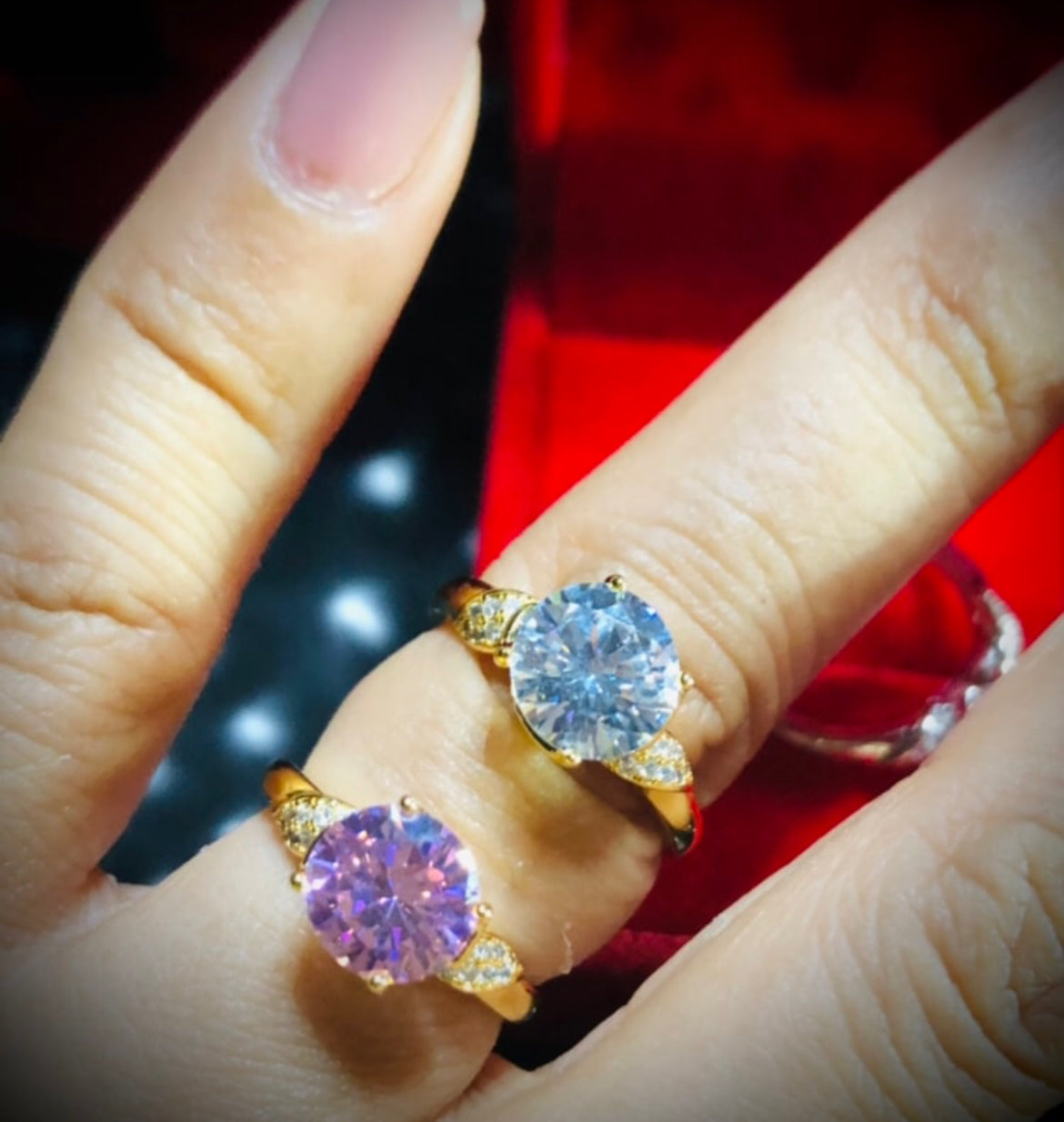Anillo con 4 Baños de Oro 14k modelo Tulipán