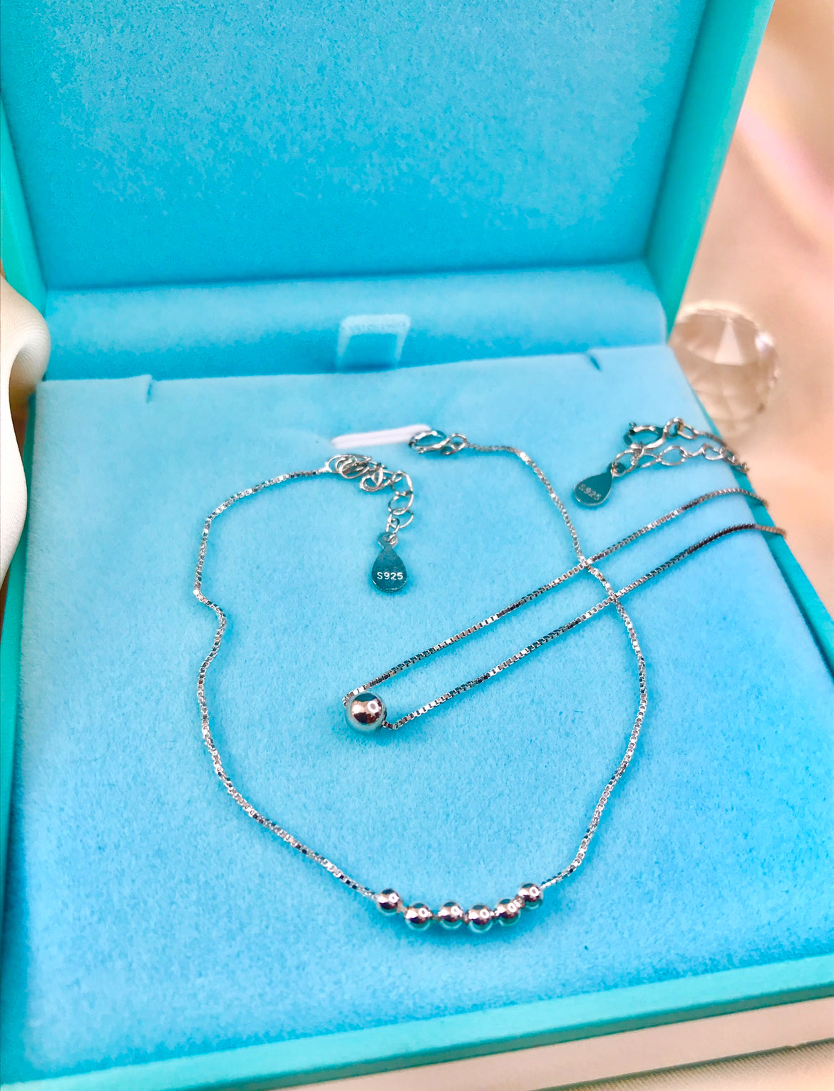 Pulsera de Plata 925 con Balines