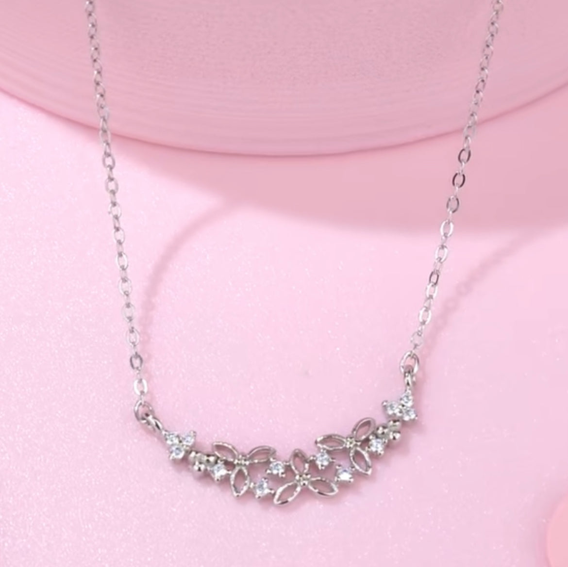 Collar / Gargantilla de Plata 925 con Zirconias