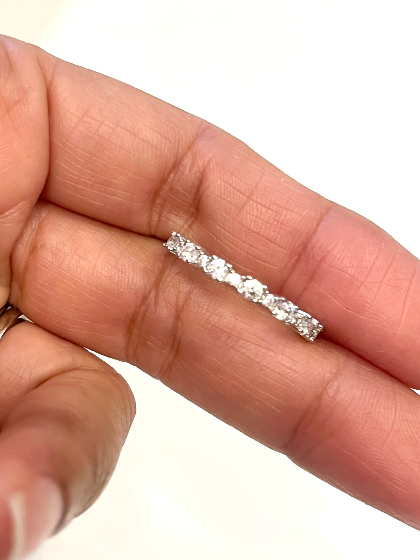 Churumbela (1/2) de Plata 925 con Zirconias