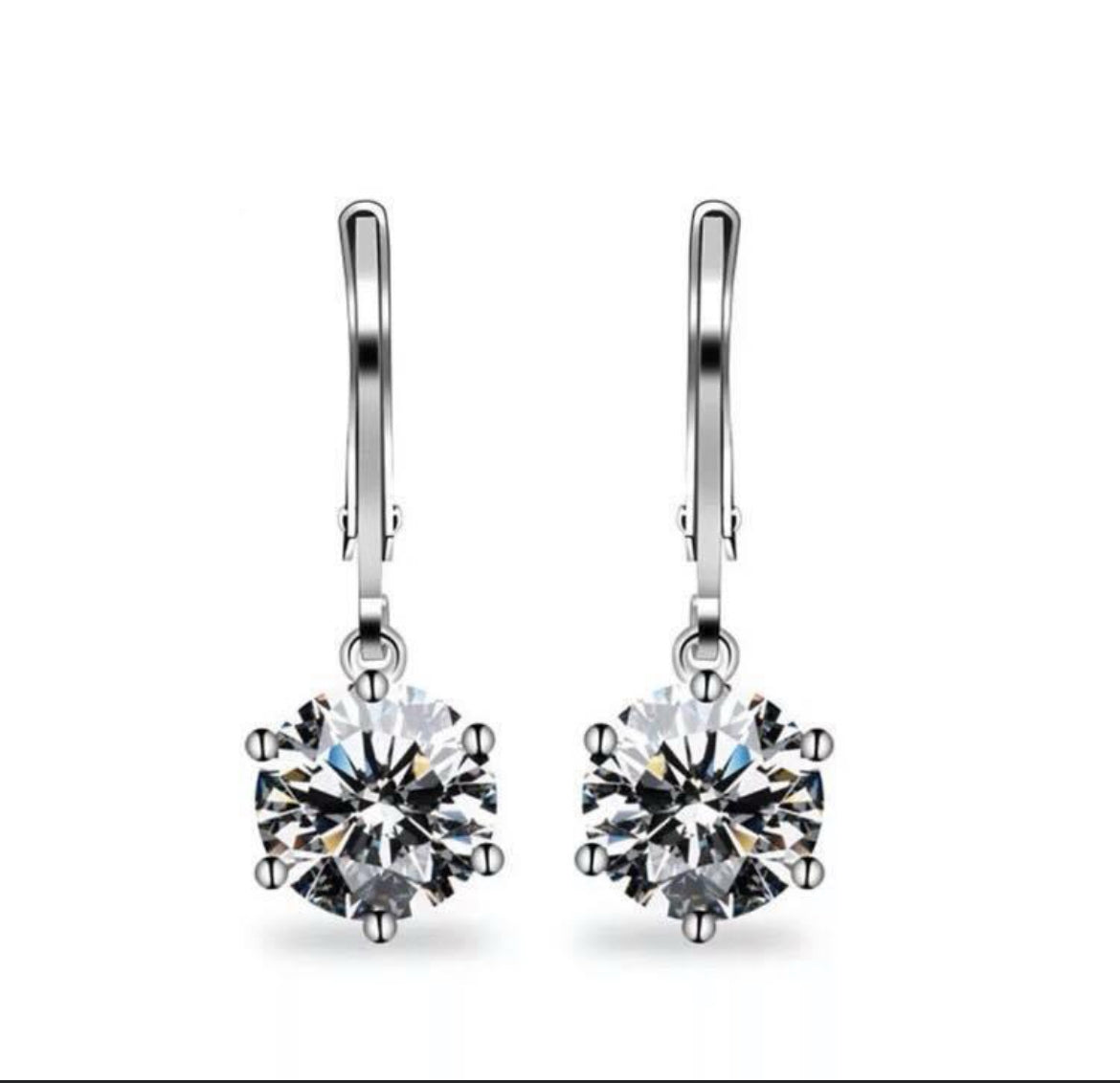 Aretes de Plata 925 con Zirconia