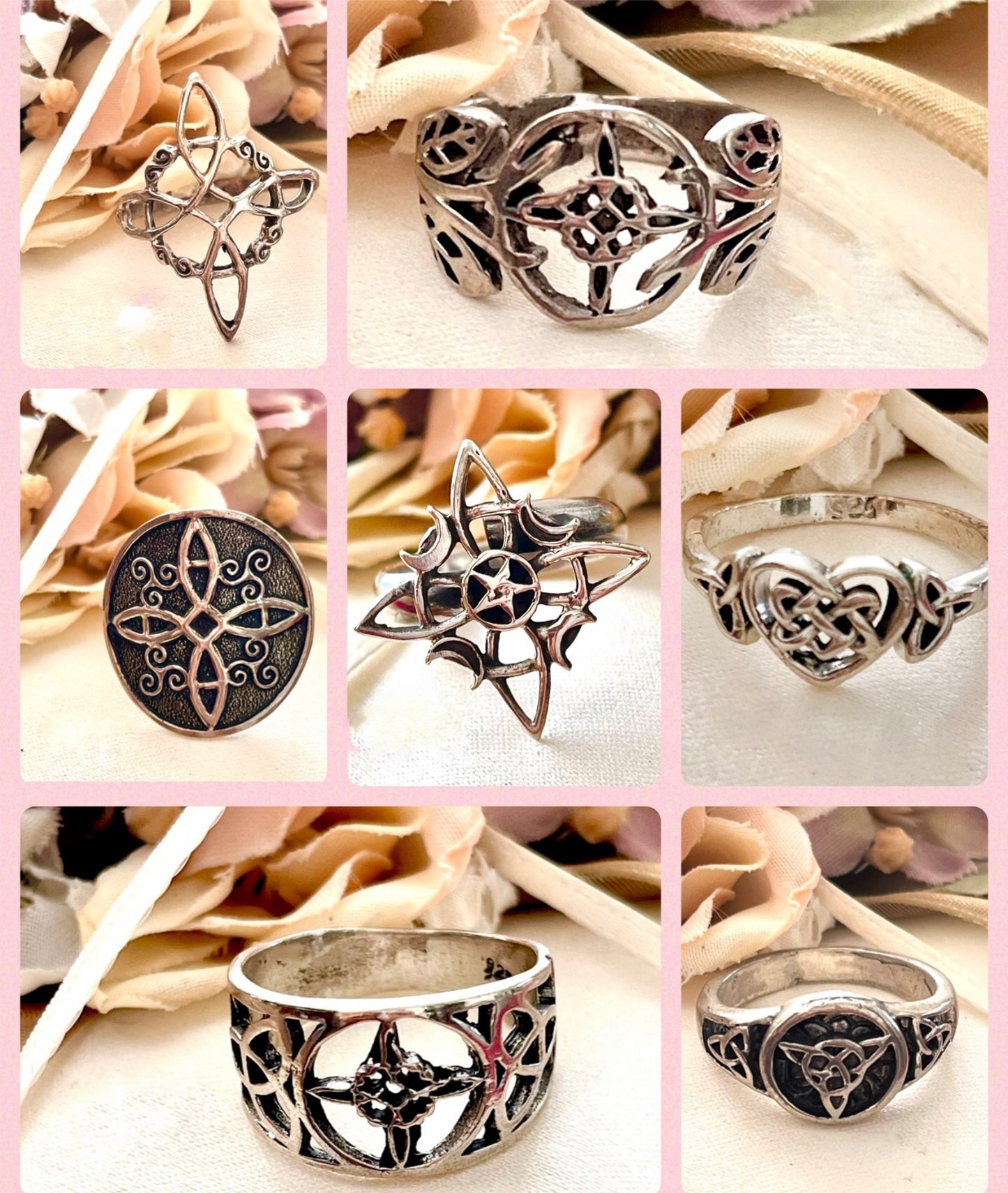 Anillo de Plata modelo Nudo de Bruja