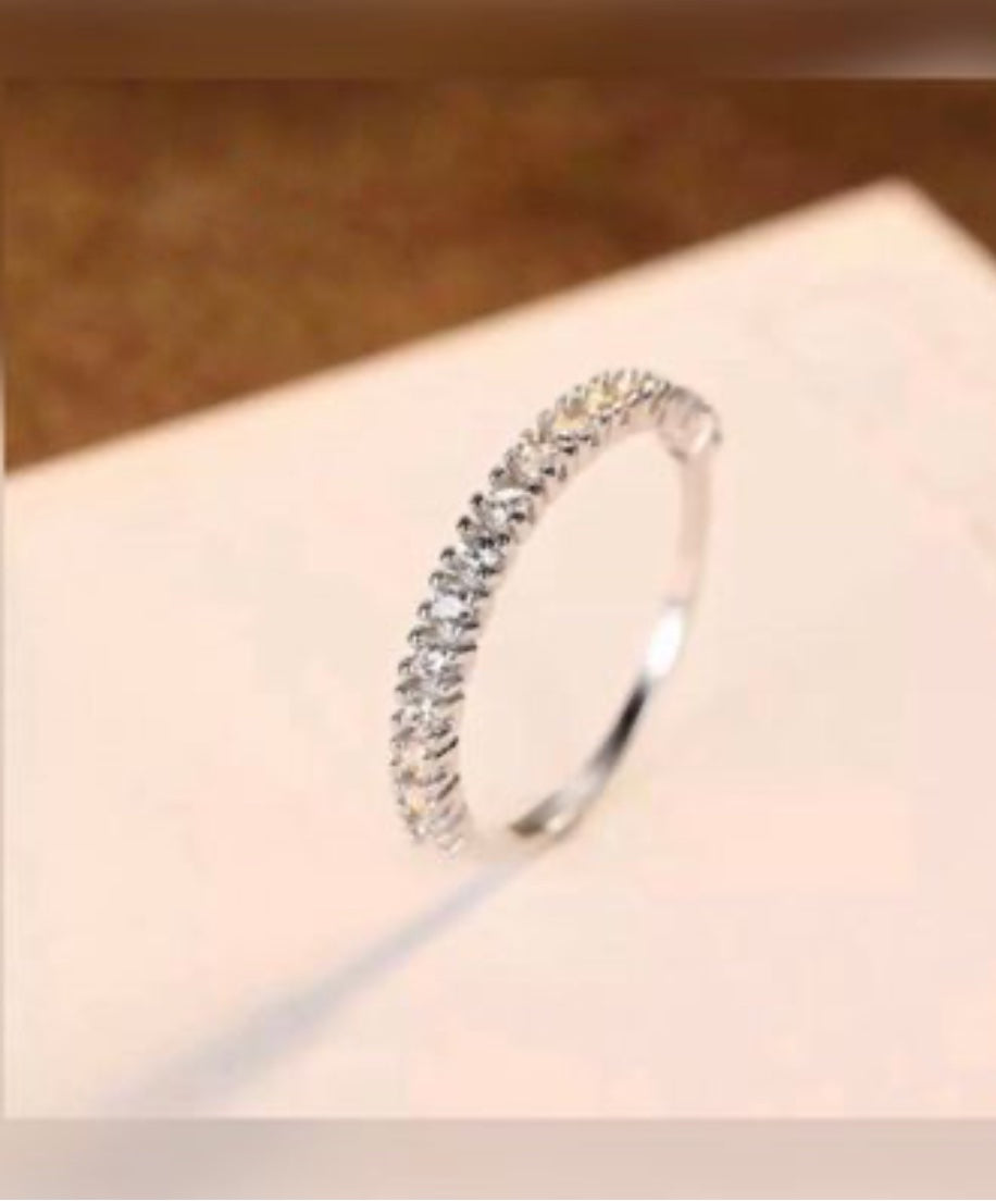 Churumbela (1/2) de Plata 925 con Zirconias
