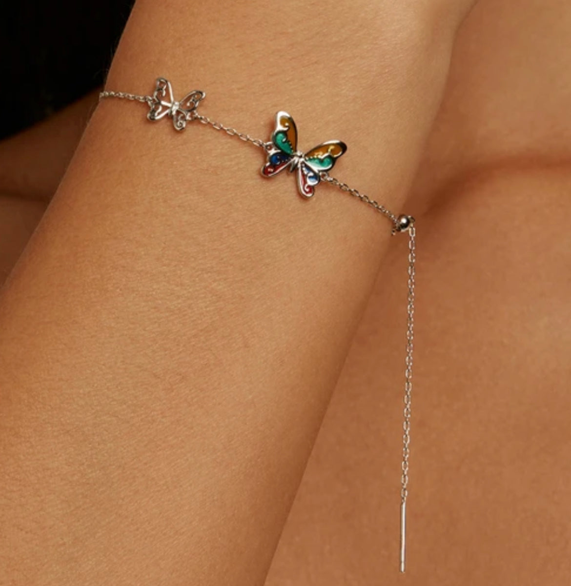 Pulsera de Plata 925 modelo Mariposa