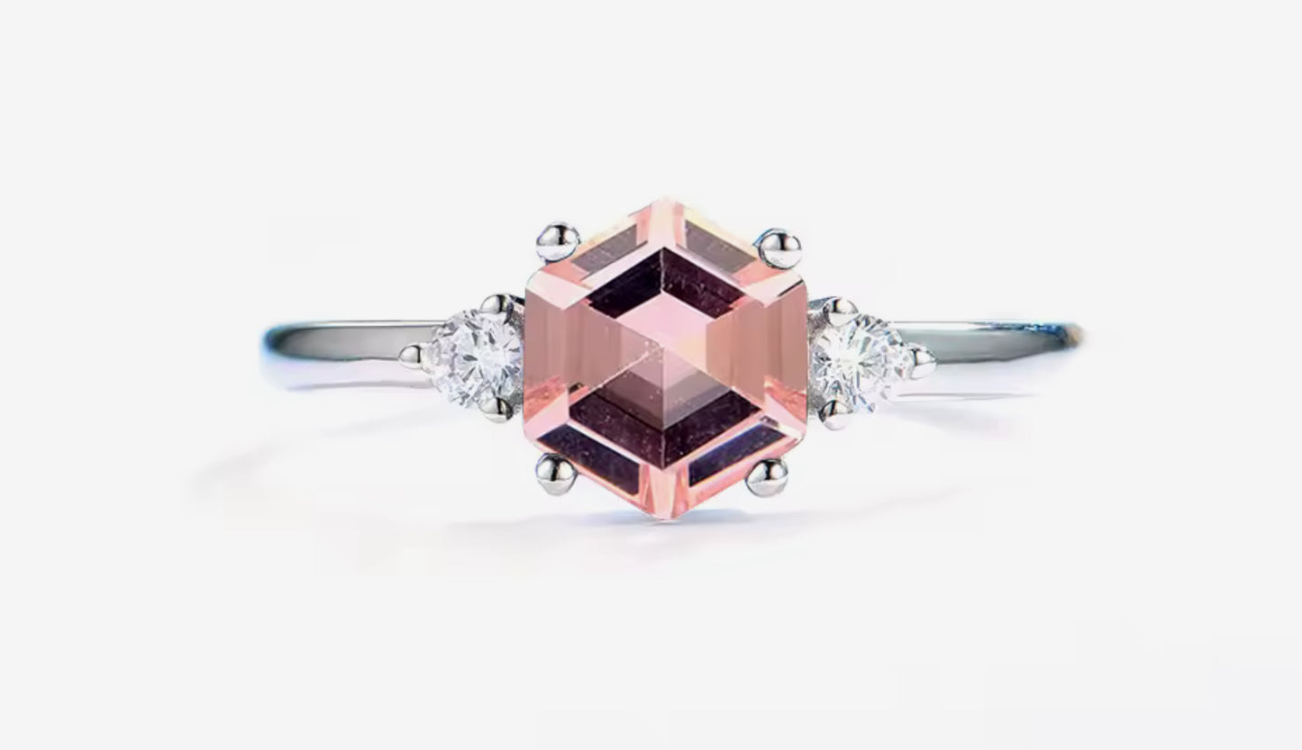 Anillo de Plata 925 con Oro Rosa