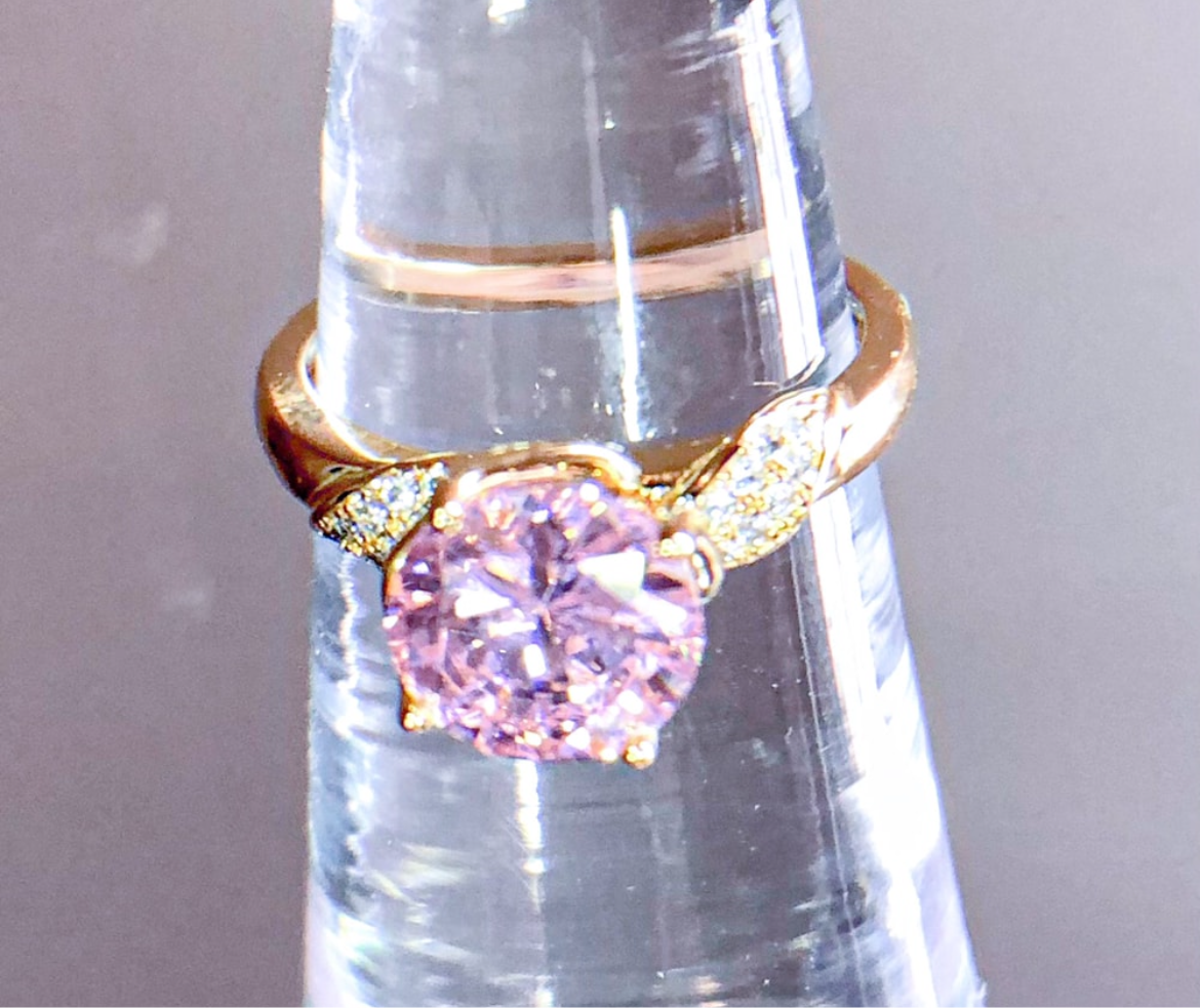 Anillo con 4 Baños de Oro 14k modelo Tulipán